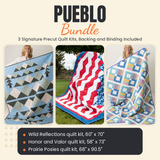 Pueblo Bundle - Wild Reflections, Honor and Valor and Prairie Posies quilts - photo 1 of 19 - The Fabric Hut