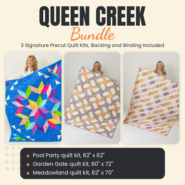 Queen Creek Bundle - Pool Party, Garden Gate and Meadowland quilts - photo 1 of 19 - The Fabric Hut