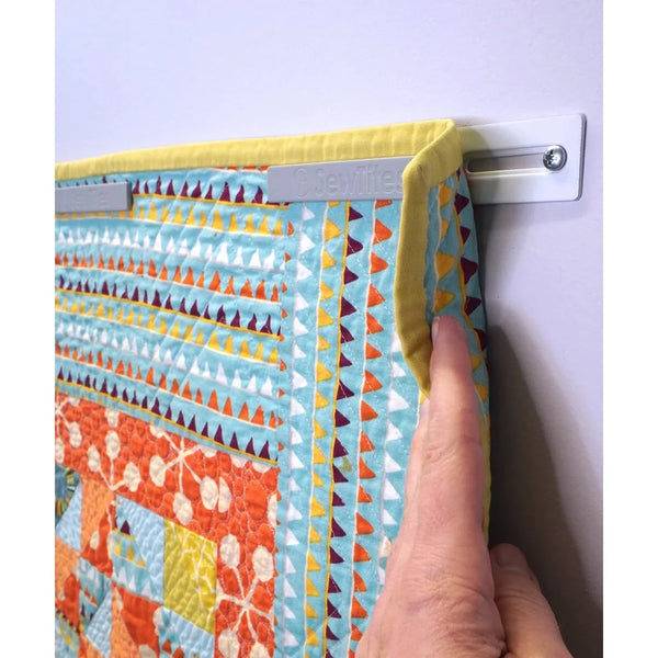Quik Hang Magnetic Quilt Hanging System - 2 Units - Quik Hang Magnetic Quilt Hanging System - photo 2 of 3 - The Fabric Hut