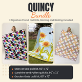 Quincy Bundle - Stars at Sea, Sunshine and Pollen and Garden Gate quilts - photo 1 of 19 - The Fabric Hut
