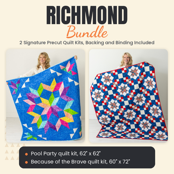 Richmond Bundle - Pool Party and Because of the Brave quilts - photo 1 of 13 - The Fabric Hut