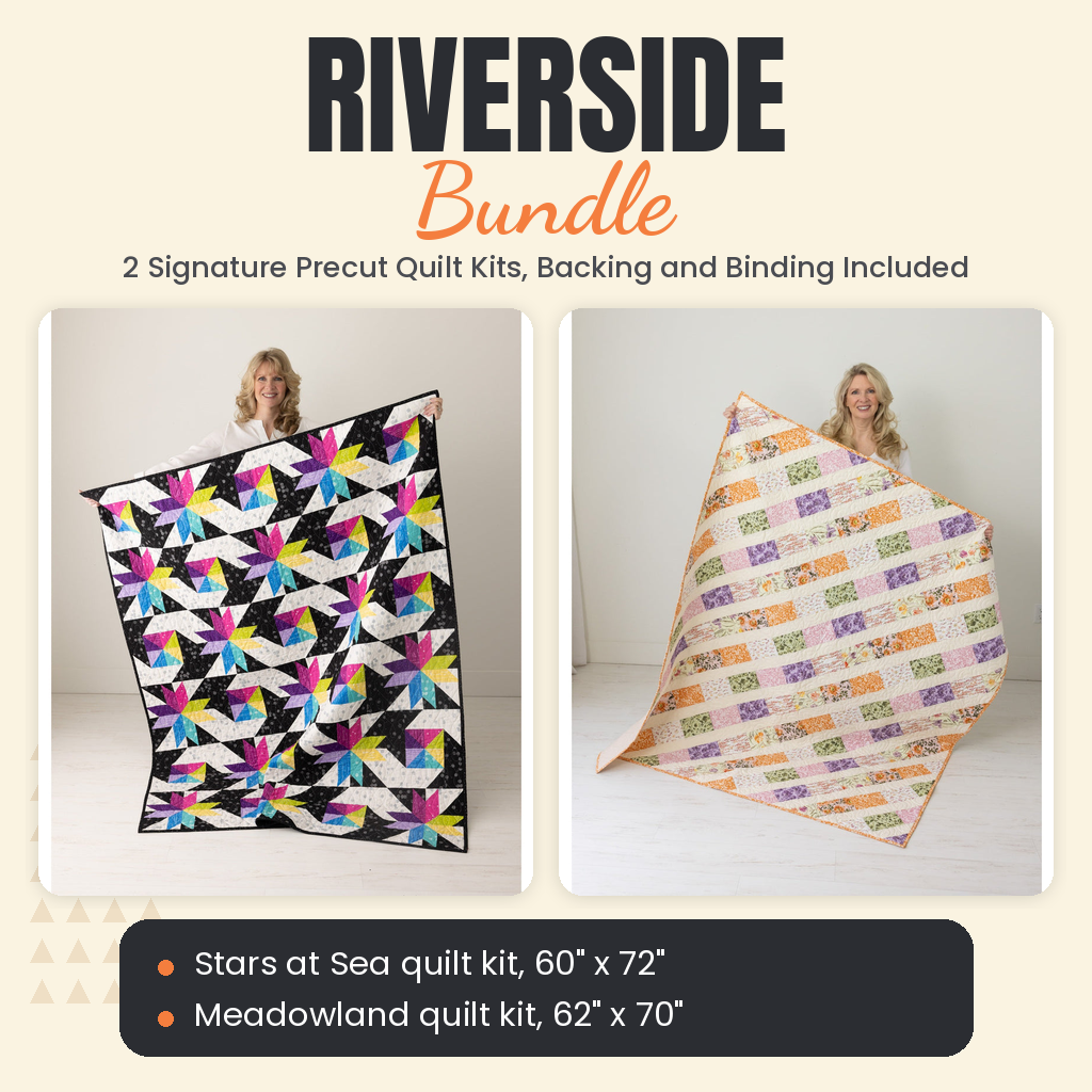 Riverside Bundle - Stars at Sea and Meadowland quilts - photo 1 of 13 - The Fabric Hut