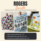 Rogers Bundle - Stars at Sea, Wild Reflections and Sunshine and Pollen quilts - photo 1 of 19 - The Fabric Hut