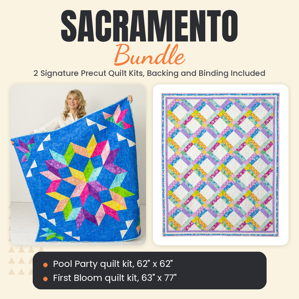 Sacramento Bundle - Pool Party and First Bloom quilts - photo 1 of 13 - The Fabric Hut