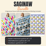 Saginaw Bundle - Modern Patchwork, Wild Reflections and First Bloom quilts - photo 1 of 19 - The Fabric Hut