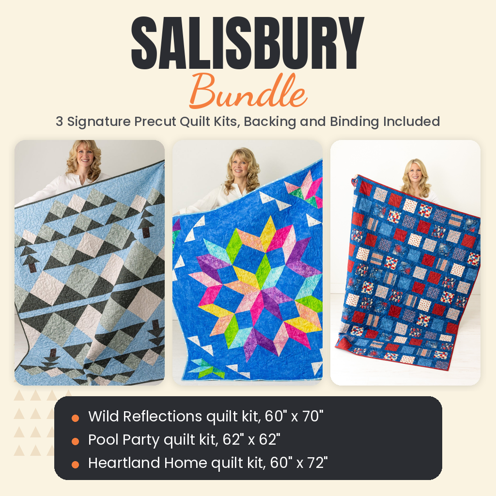 Salisbury Bundle - Wild Reflections, Pool Party and Heartland Home quilts - photo 1 of 18 - The Fabric Hut