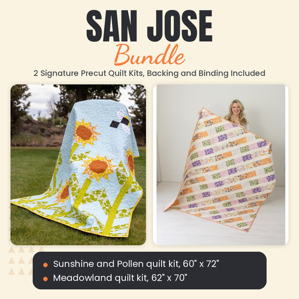 San Jose Bundle - Sunshine and Pollen and Meadowland quilts - photo 1 of 13 - The Fabric Hut