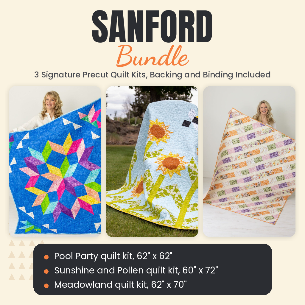 Sanford Bundle - Pool Party, Sunshine and Pollen and Meadowland quilts - photo 1 of 19 - The Fabric Hut