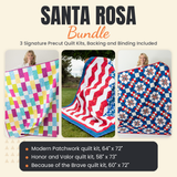 Santa Rosa Bundle - Modern Patchwork, Honor and Valor and Because of the Brave quilts - photo 1 of 19 - The Fabric Hut
