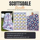 Scottsdale Bundle - Floral Patchwork, First Bloom and Because of the Brave quilts - photo 1 of 19 - The Fabric Hut