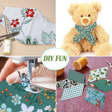 40-Piece Cotton 2.5 inch x 10 inch Mini Strips, Morning Mist Collection, pre-cut fabric strips (view 3)