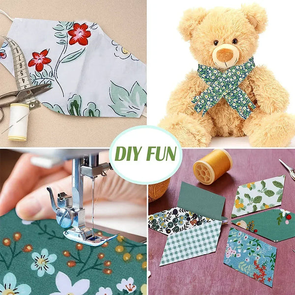 40-Piece Cotton 2.5 inch x 10 inch Mini Strips, Morning Mist Collection, pre-cut fabric strips (view 3)