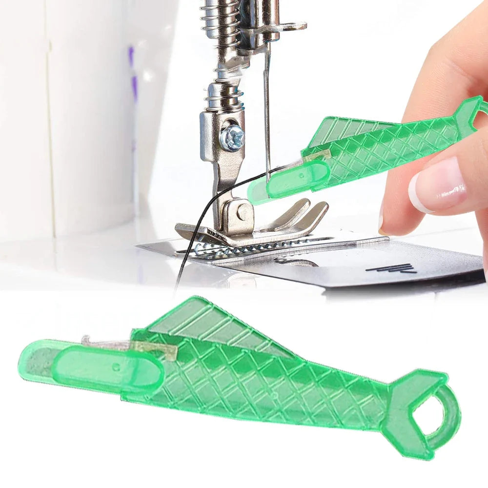 Big Eye Hand Sewing Needles, 55 Piece Set + Automatic Needle Threaders, 20 Pack Bundle - 20-Pack Automatic Needle Threaders for Hand Sewing and Sewing Machines - photo 3 of 3 - The Fabric Hut