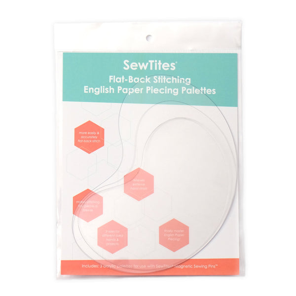 SewTites Flat Back Stitching English Paper Piecing Palette (Set of 3)