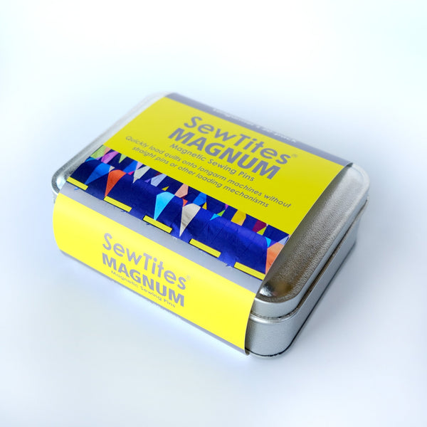SewTites Magnum magnetic sewing pins 20 pack keepsake tin, closed - The Fabric Hut