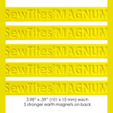 SewTites Magnum magnetic sewing pin, front view showing the four inch bar - The Fabric Hut
