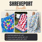 Shreveport Bundle - Pool Party, Honor and Valor and Prairie Posies quilts - photo 1 of 19 - The Fabric Hut