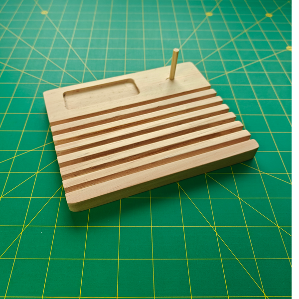 Quilting Ruler Stand Organizer with Spool Holder - Small