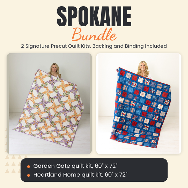 Spokane Bundle - Garden Gate and Heartland Home quilts - photo 1 of 12 - The Fabric Hut