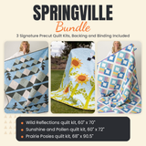 Springville Bundle - Wild Reflections, Sunshine and Pollen and Prairie Posies quilts - photo 1 of 19 - The Fabric Hut