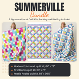 Summerville Bundle - Modern Patchwork, First Bloom and Prairie Posies quilts - photo 1 of 19 - The Fabric Hut