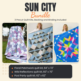 Sun City Bundle - Floral Patchwork, Wild Reflections and Pool Party quilts - photo 1 of 19 - The Fabric Hut