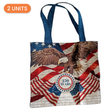 America 250 Tote Bag Panel Project Kit - 2 Units - 2 units - photo 1 of 3 - The Fabric Hut