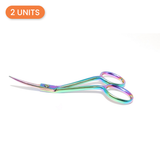 Embroidery Scissors, 4 inch Curved Fine Point, Titanium Coated - 2 Units - 2 units - photo 1 of 3 - The Fabric Hut