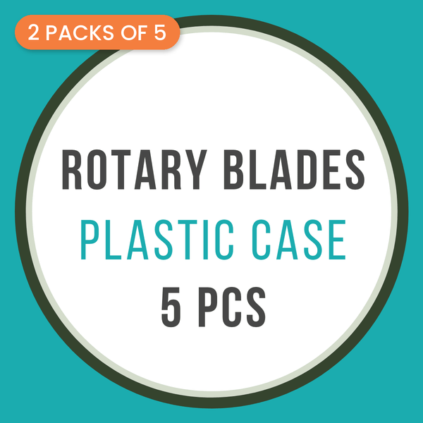 Empty Plastic Cases For 45mm Blades, 10 Pcs - 2 packs of 5 - photo 1 of 1 - The Fabric Hut