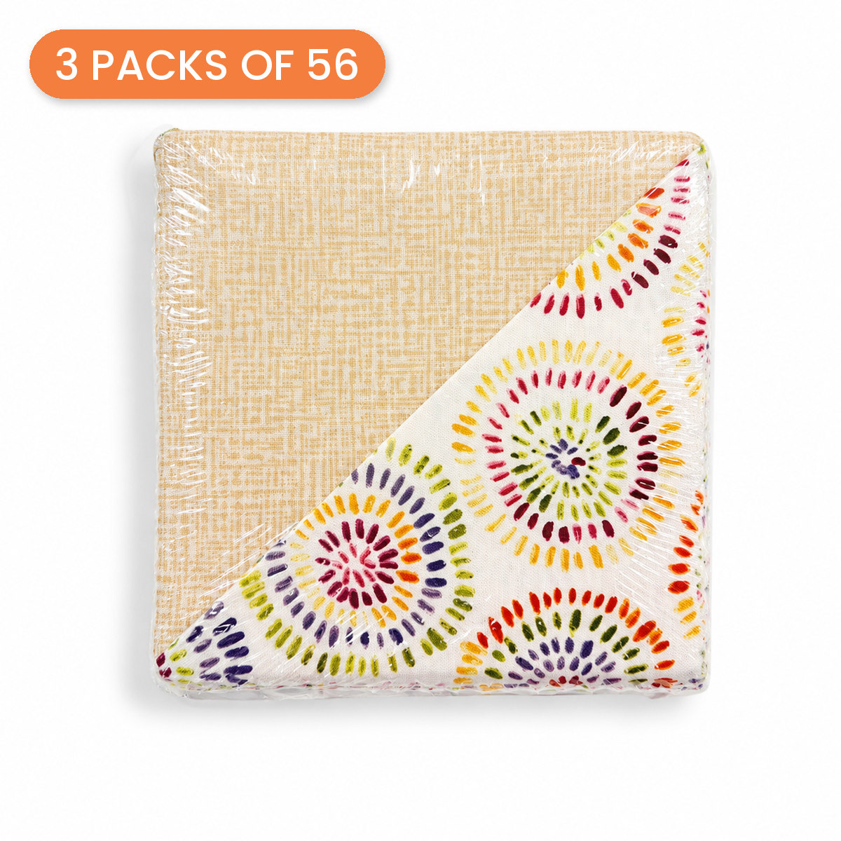 5" Square Precuts 168pcs - FIGO Flourish Collection - 3 packs of 56 - photo 1 of 3 - The Fabric Hut