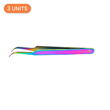 Sewing Tweezers, Swiss Style Angled, Titanium Coated - 3 Units - 3 units - photo 1 of 3 - The Fabric Hut