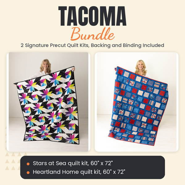 Tacoma Bundle - Stars at Sea and Heartland Home quilts - photo 1 of 12 - The Fabric Hut