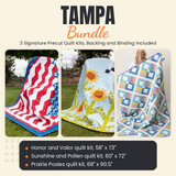 Tampa Bundle - Honor and Valor, Sunshine and Pollen and Prairie Posies quilts - photo 1 of 19 - The Fabric Hut