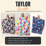 Taylor Bundle - Stars at Sea, Modern Patchwork and Heartland Home quilts - photo 1 of 18 - The Fabric Hut