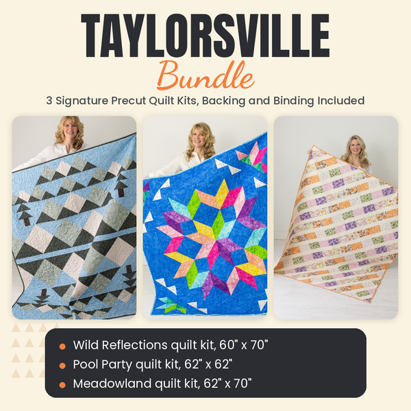 Taylorsville Bundle - Wild Reflections, Pool Party and Meadowland quilts - photo 1 of 19 - The Fabric Hut