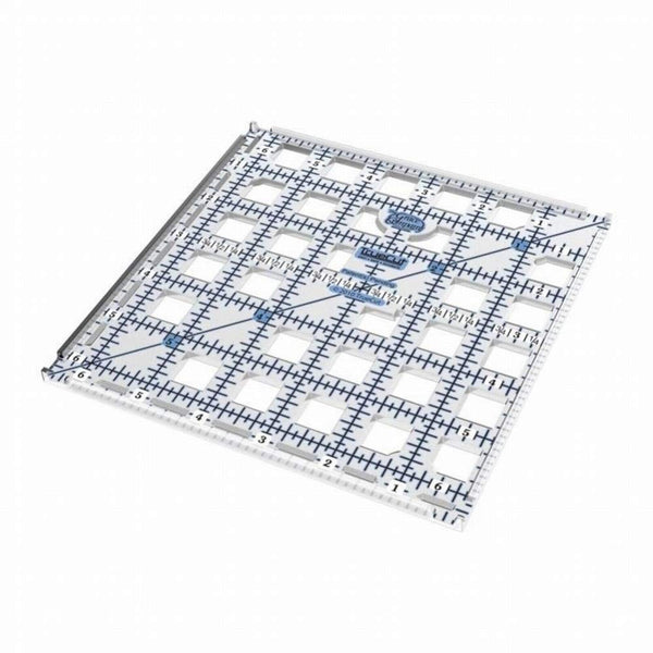 TrueCut Cutting Bundle, 60mm My Comfort Ergo Cutter, 10 Titanium Blades, 6.5 inch Square Ruler and TrueGrips - TrueCut 6.5" x 6.5" Square Quilting Ruler - photo 4 of 5 - The Fabric Hut