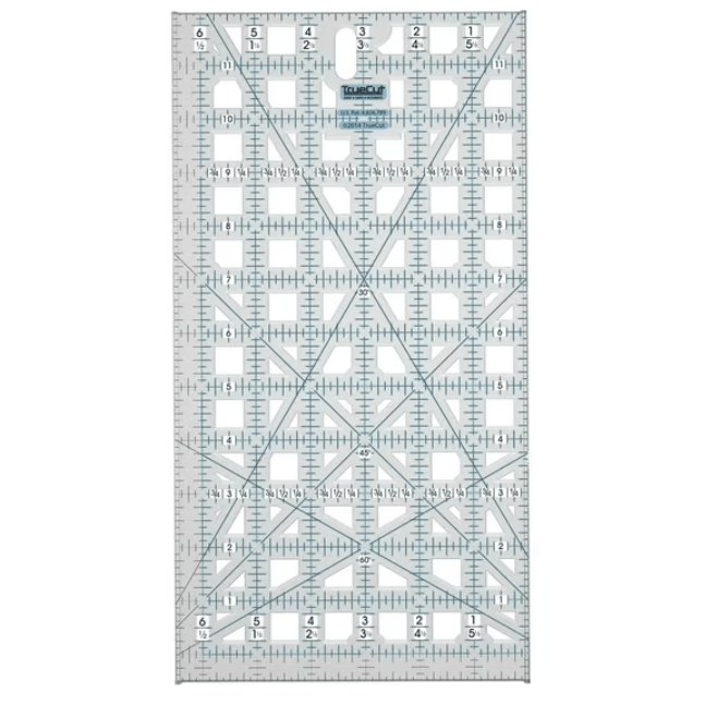 TrueCut® 6.5" x 12.5" Rectangle Quilting Ruler - The Fabric Hut