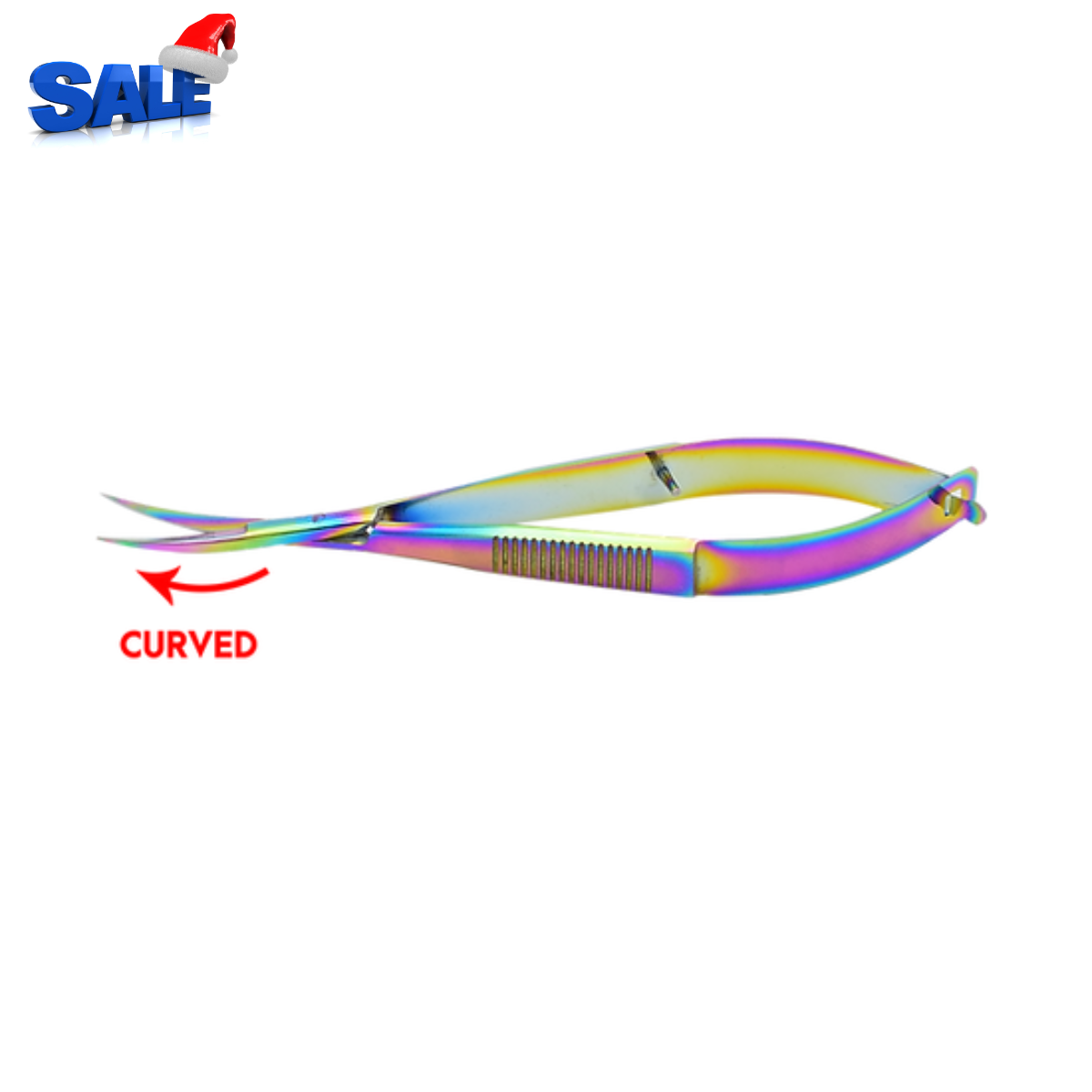 EZ Snip Micro Serrated Titanium Coated Curved Blade