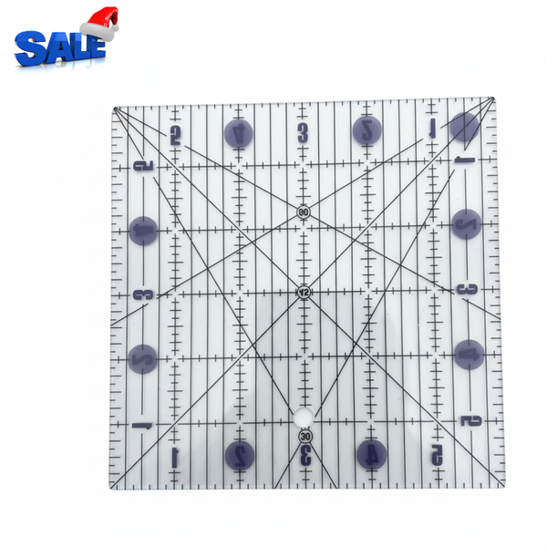 The Fabric Hut 6in Square Ruler