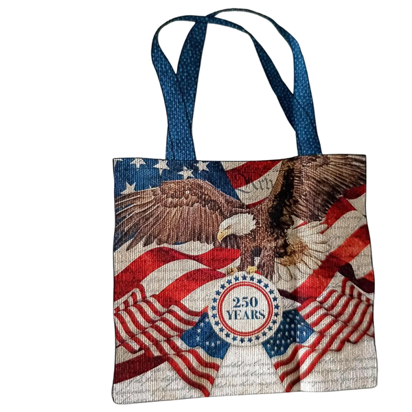 2 x America 250 Fat Quarter Bundle, 8 Fat Quarters + 2 x America 250 Tote Bag Panel Project Kit Bundle - America 250 Tote Bag Panel Project Kit - photo 3 of 3 - The Fabric Hut