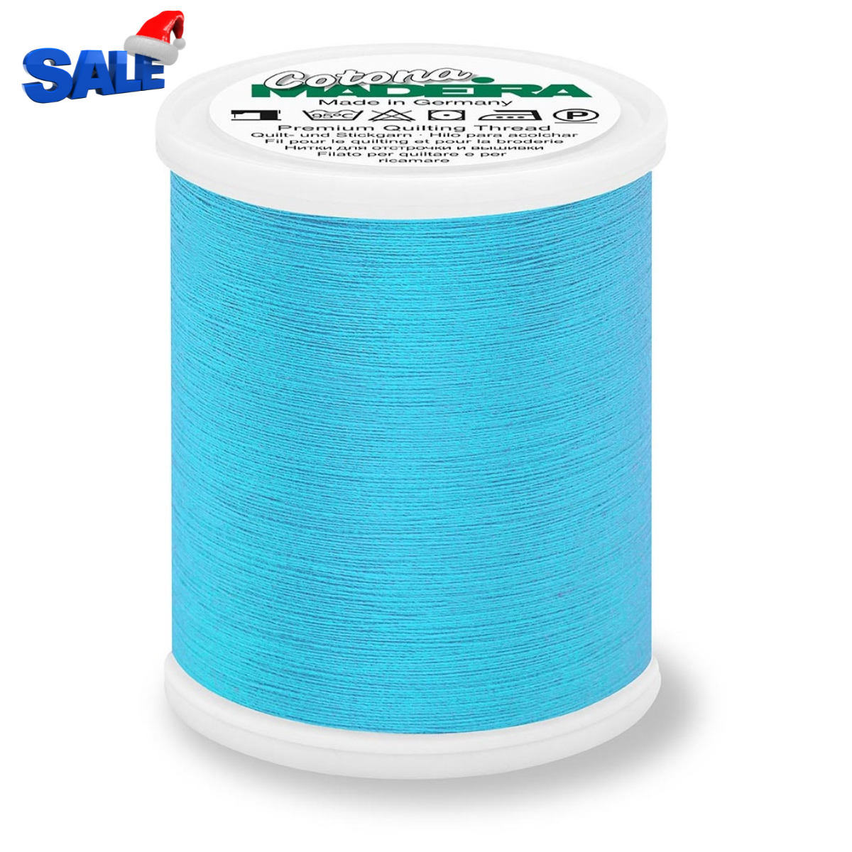 Madeira Cotona 50 WT Quilting & Sewing Thread- 1100yd - 633 Turquoise