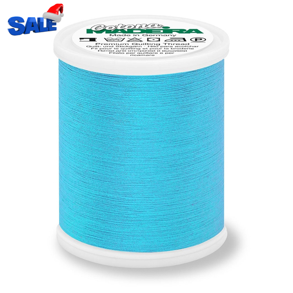 Madeira Cotona 50 WT Quilting & Sewing Thread- 1100yd - 633 Turquoise