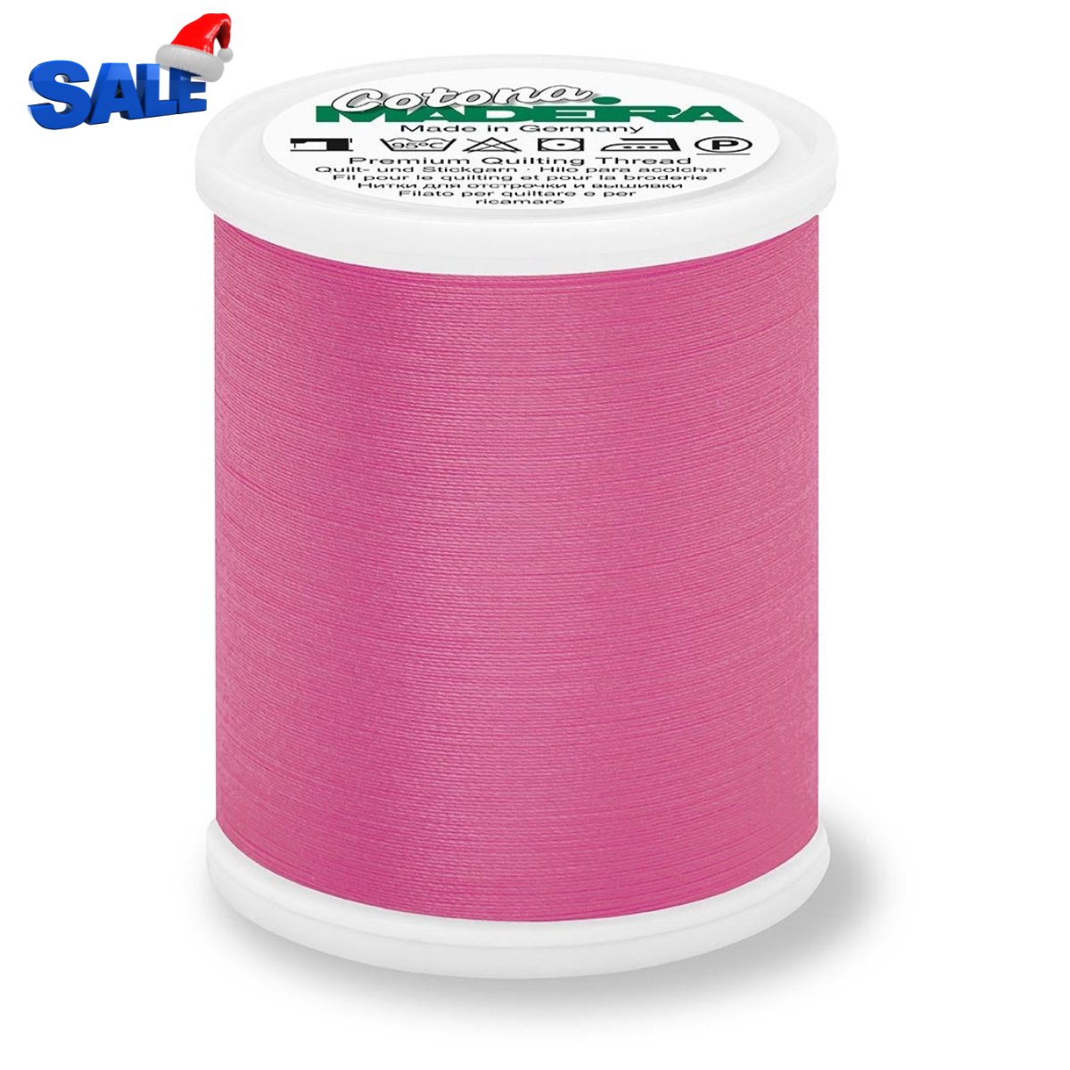 Madeira Cotona 50 WT Quilting & Sewing Thread- 1100yd - 611 Bubble Gum Pink