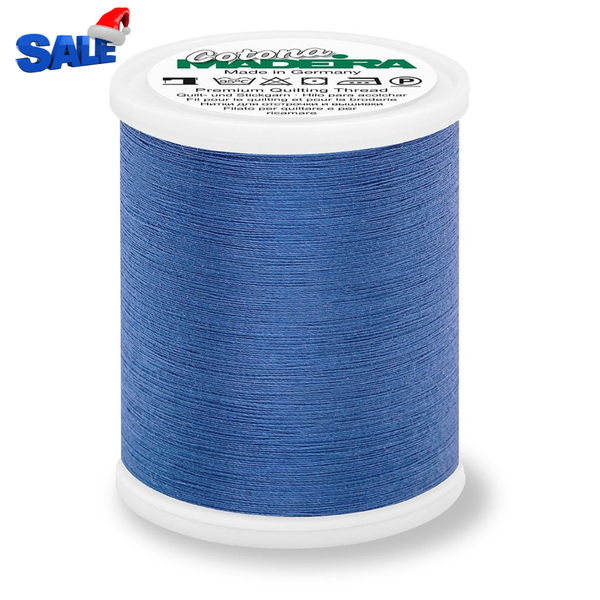 Madeira Cotona 50 WT Quilting & Sewing Thread- 1100yd - 580 Blue