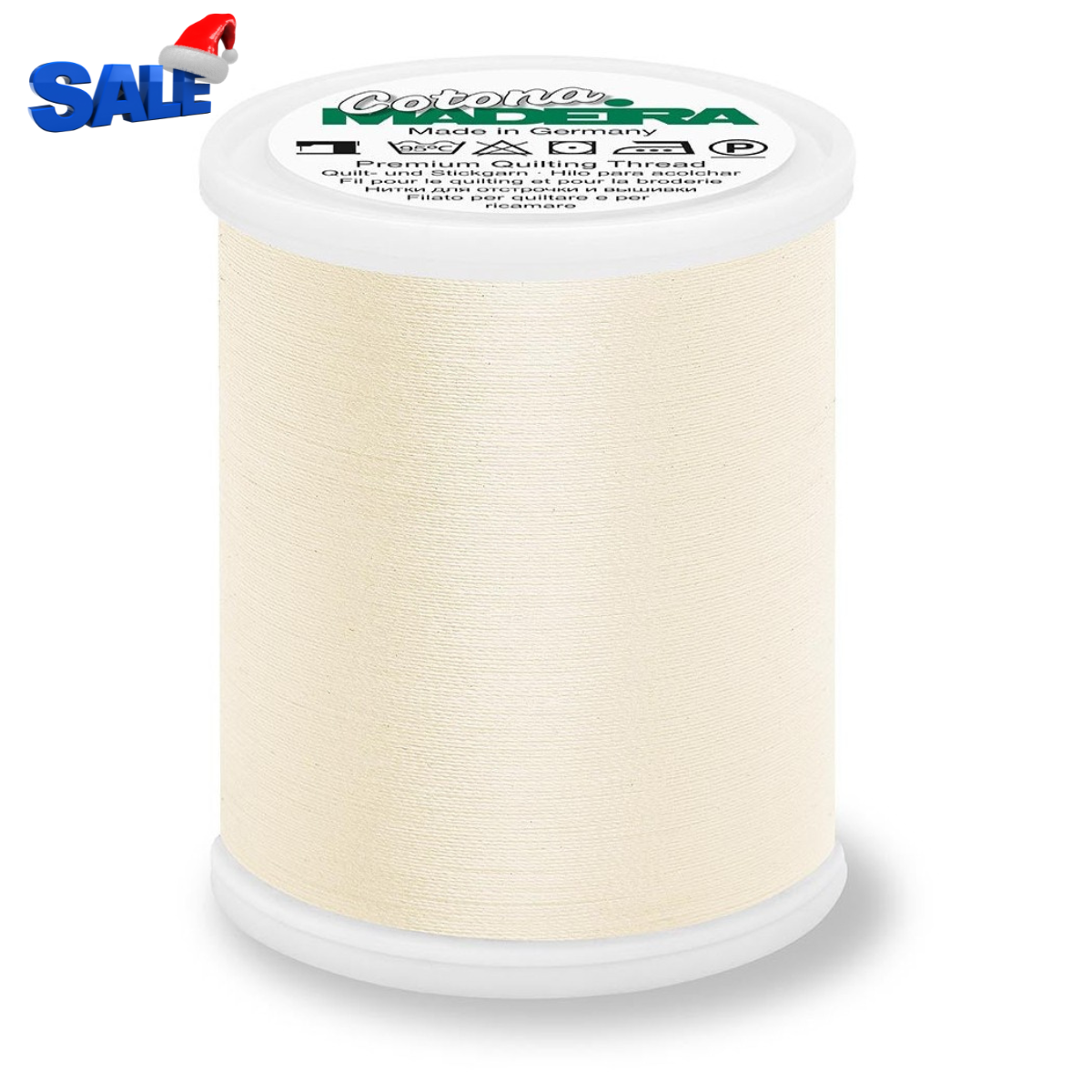 Madeira Cotona 50 WT Quilting & Sewing Thread- 1100yd - 738 Cream