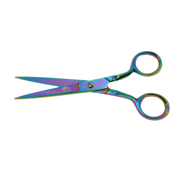 The Fabric Hut 4" Titanium-Coated Fine Point Scissors - Needle-Sharp Precision for Detail Work