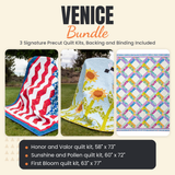 Venice Bundle - Honor and Valor, Sunshine and Pollen and First Bloom quilts - photo 1 of 19 - The Fabric Hut
