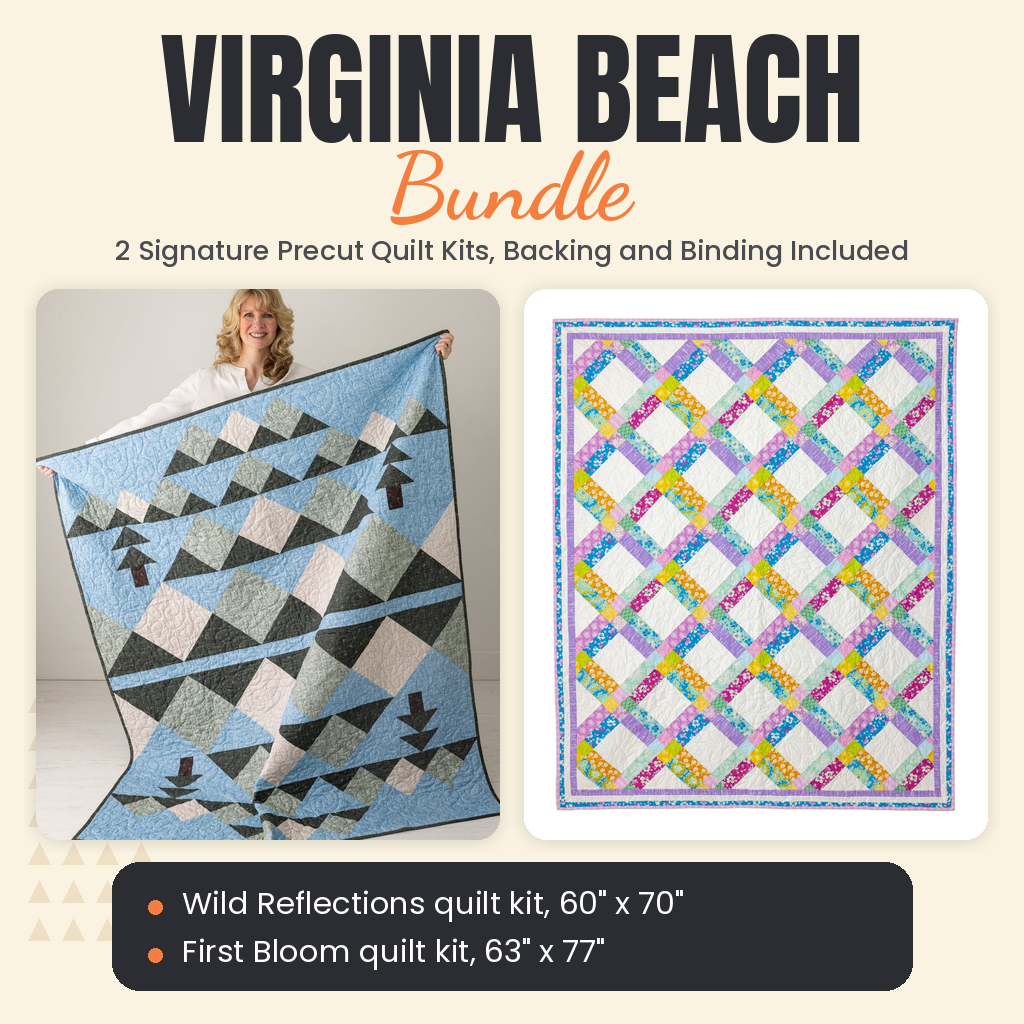Virginia Beach Bundle - Wild Reflections and First Bloom quilts - photo 1 of 13 - The Fabric Hut