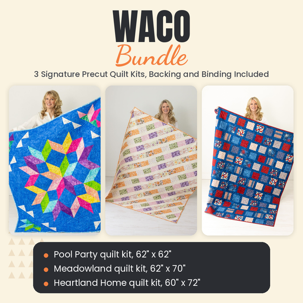 Waco Bundle - Pool Party, Meadowland and Heartland Home quilts - photo 1 of 18 - The Fabric Hut