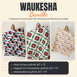 Waukesha Bundle - Stars at Sea, Peppermint Poinsettias and Meadowland quilts - photo 1 of 19 - The Fabric Hut